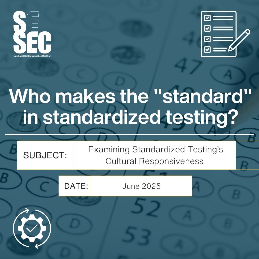 Who makes the “standard” in standardized testing?