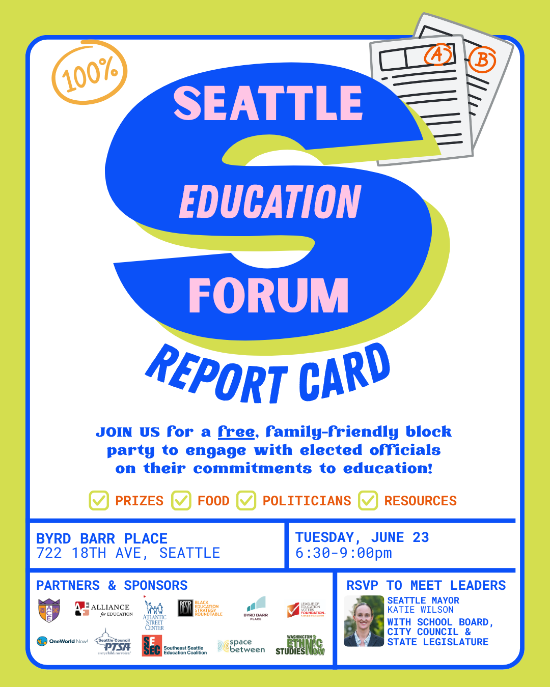 RSVP to the Seattle Education Forum! 