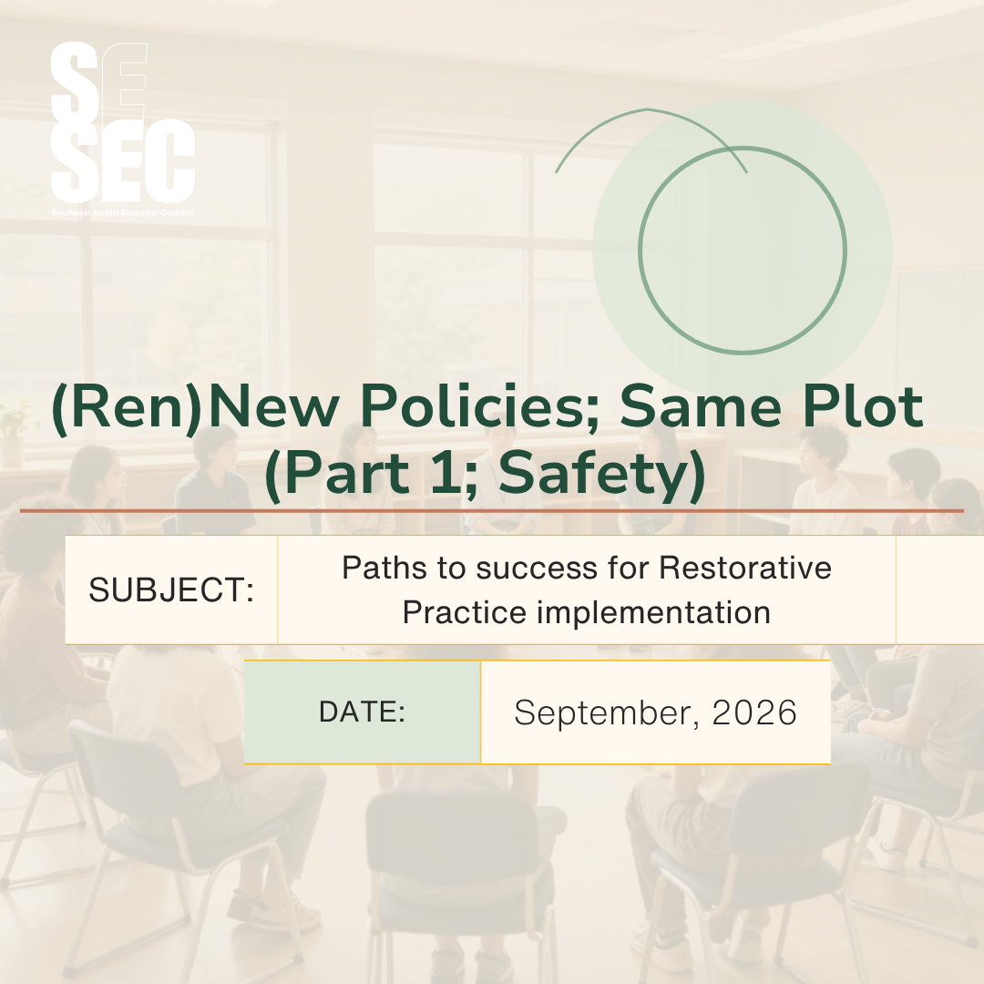 (Ren)New Policies; Same Plot (Part 1; Safety)